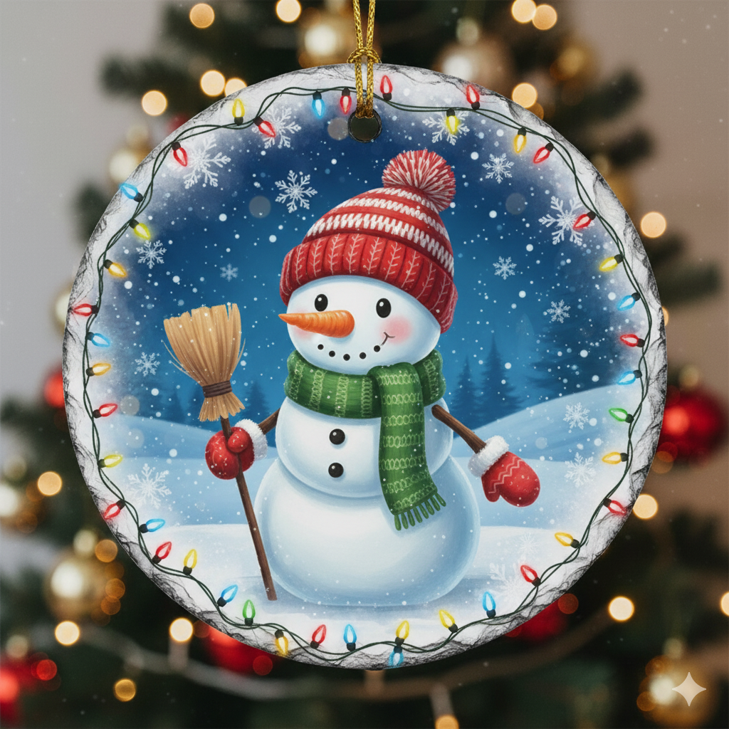 Pearl Coating™ Sublimation Round Hanging Slate with Hole - Pack of 10 - Joto Imaging Supplies US